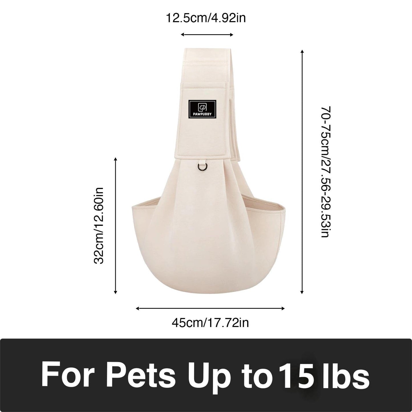 PAWPUBBY™Sling Carrier for Small Dogs & Cats