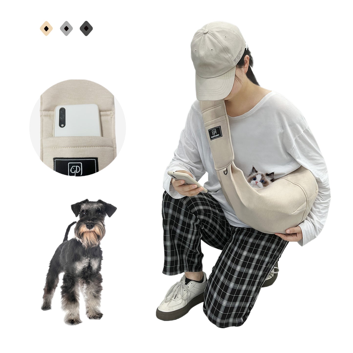 PAWPUBBY™Sling Carrier for Small Dogs & Cats